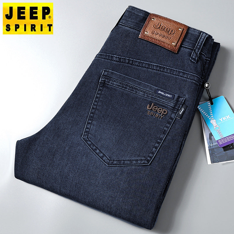 Stretch Denim Trousers