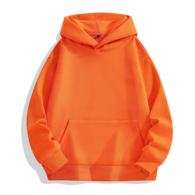 Oversized Terrycloth Drop-Shoulder Hoodie
