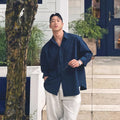 Linen Blend Oversized Utility Shirt