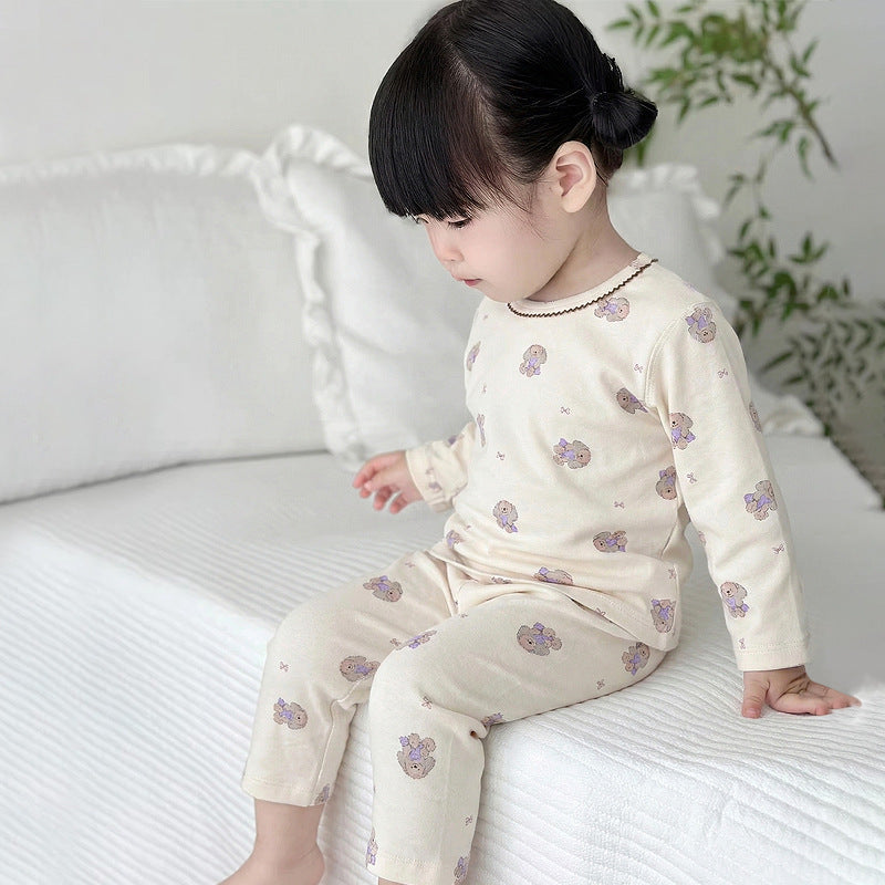 Lycra Cotton Kids' Lounge Set