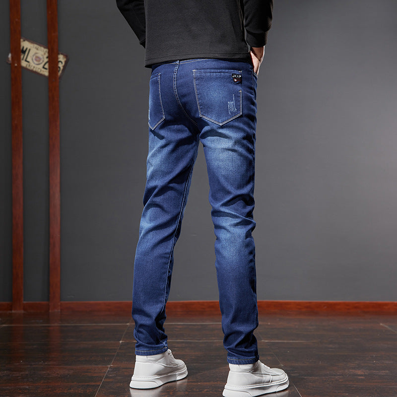 Casual Slim-Fit Denim Jeans