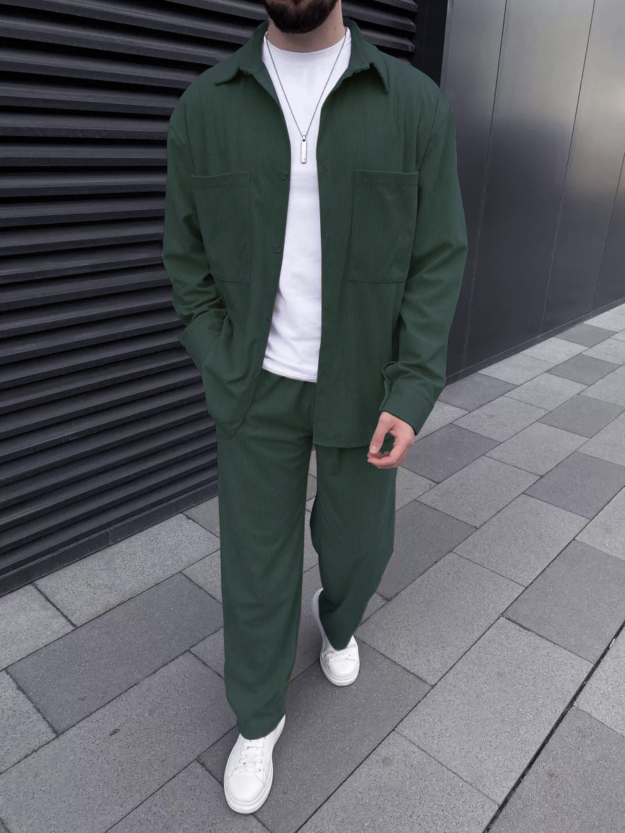 Men's Corduroy Casual Suit