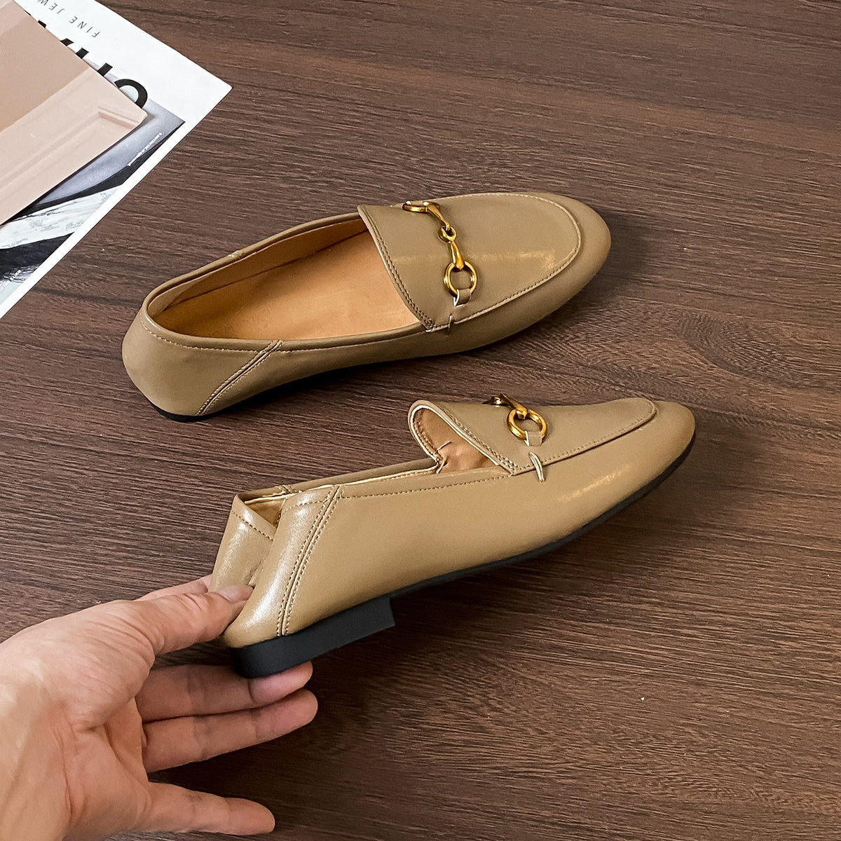 Horsebit Flat Loafers
