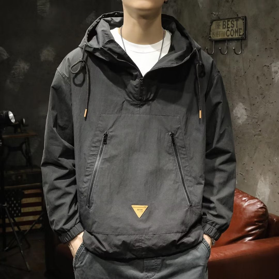 Half-zip Anorak Jacket