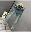 Slim-Fit Distressed Jeans