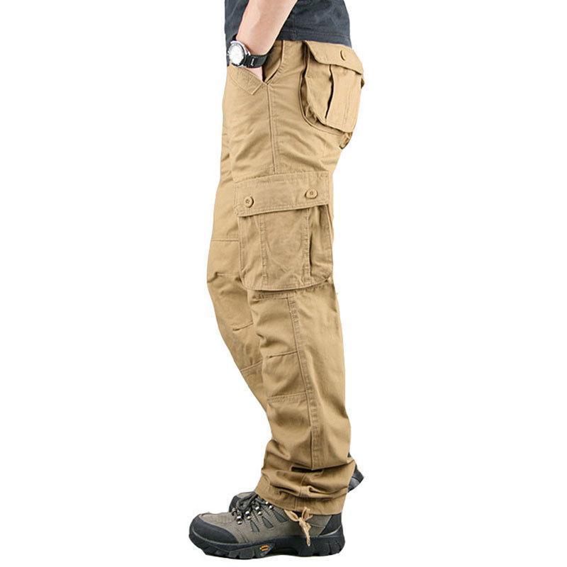 Men's Loose Fit Cargo Work Trousers