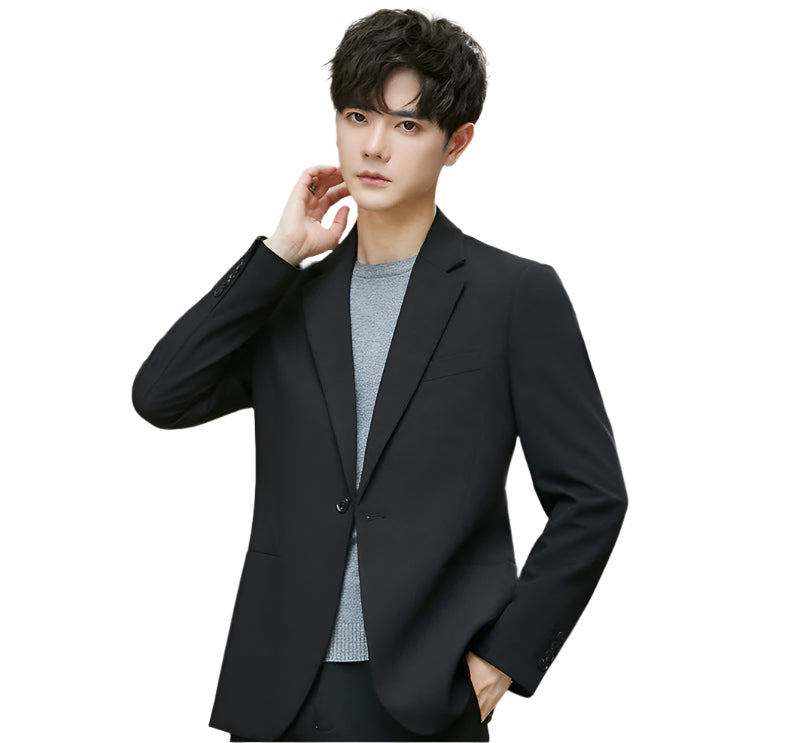 Two-piece casual men's suit