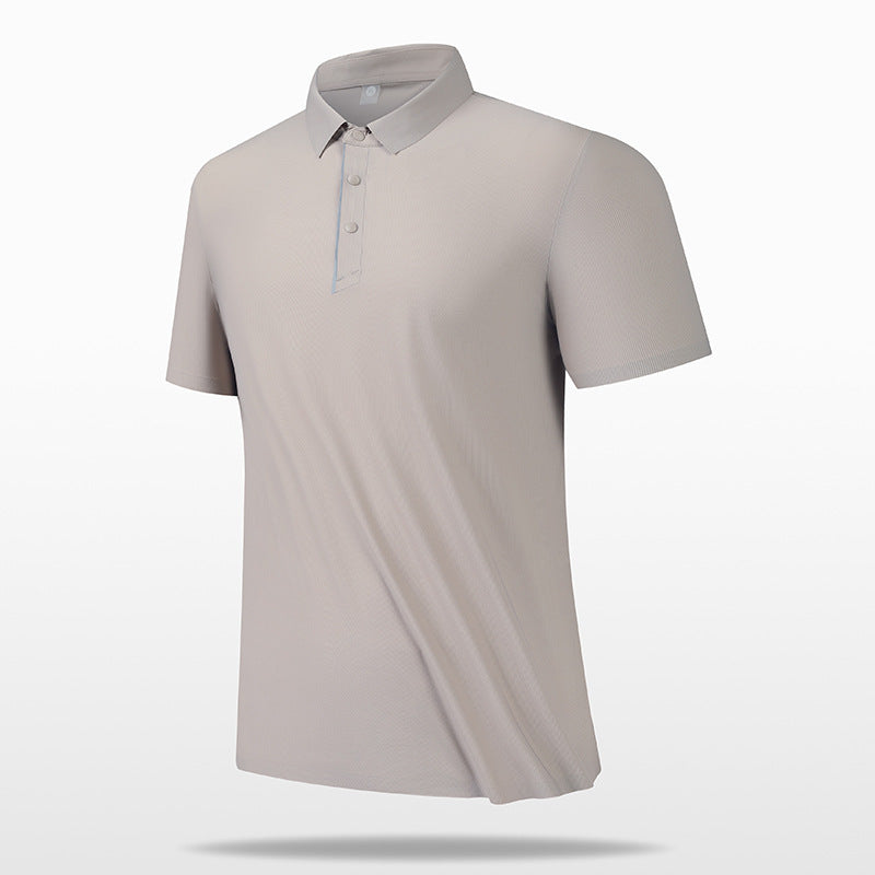 Seamless Ice Silk Polo Shirt