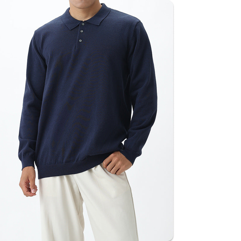 Knit Polo Sweater