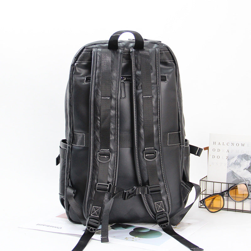 Business backpack casual men's bag waterproof fashion travel backpack large capacity computer bag student schoolbag trendy