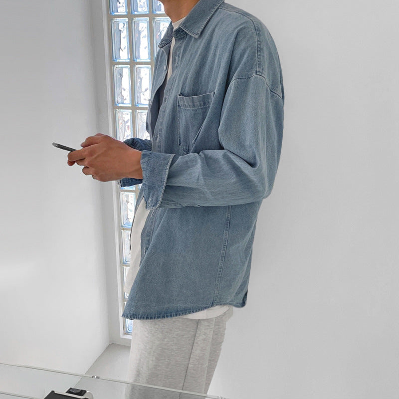 lightweight Denim Overshirt