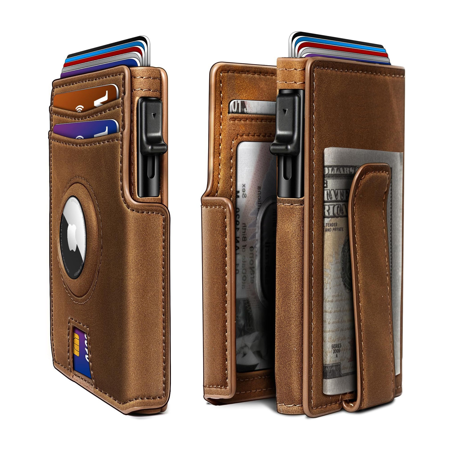 Airtag RFID Leather Wallet