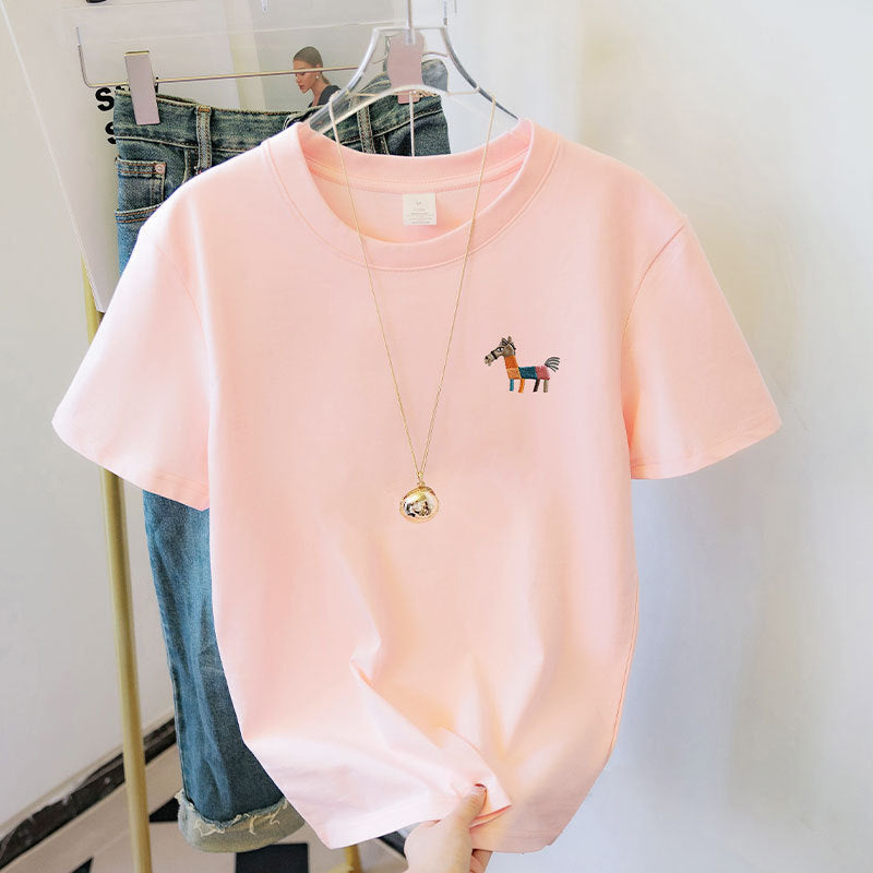 Embroidered Mascot Essential Tee