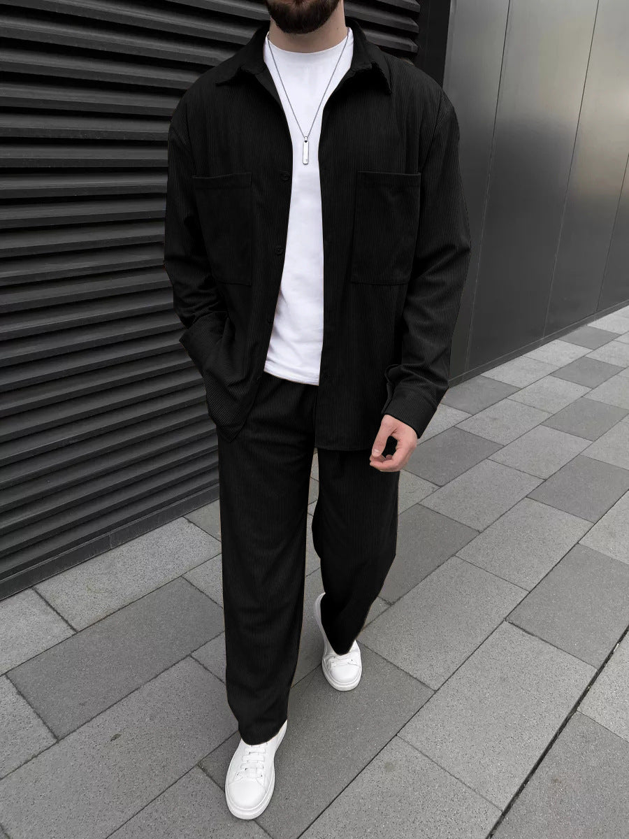 Men's Corduroy Casual Suit
