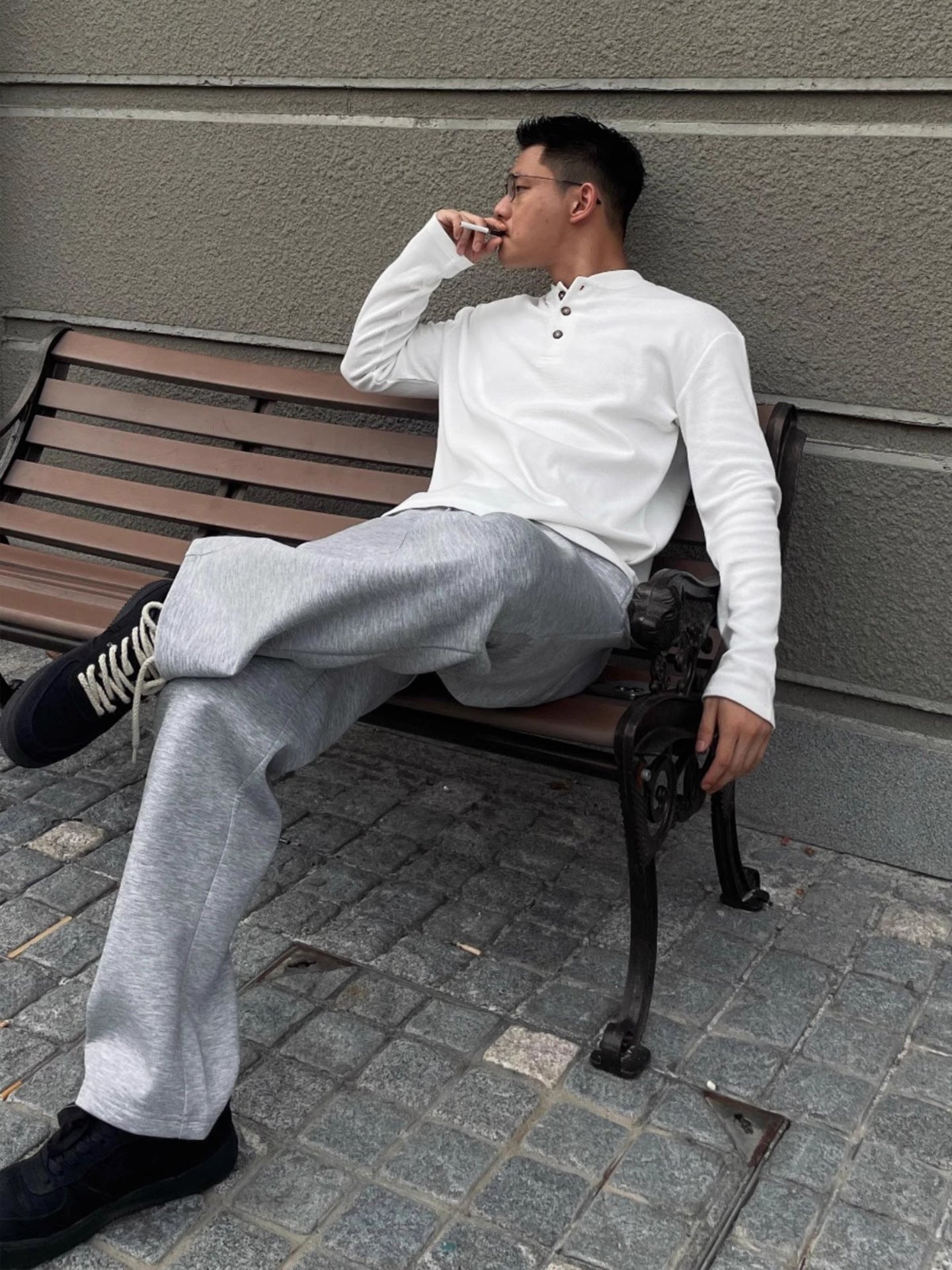 Essential Long Sleeve Henley