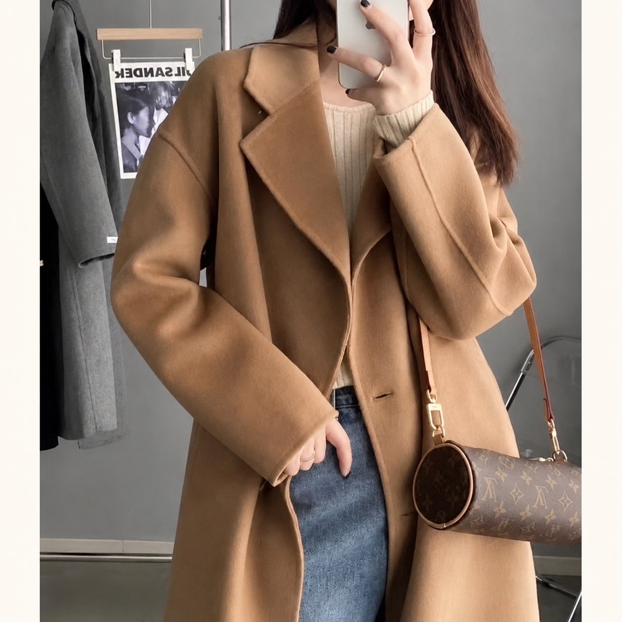 Longline Lapel Coat