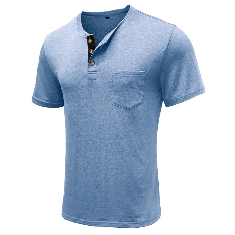 Men’s Slim-Fit Henley Tee