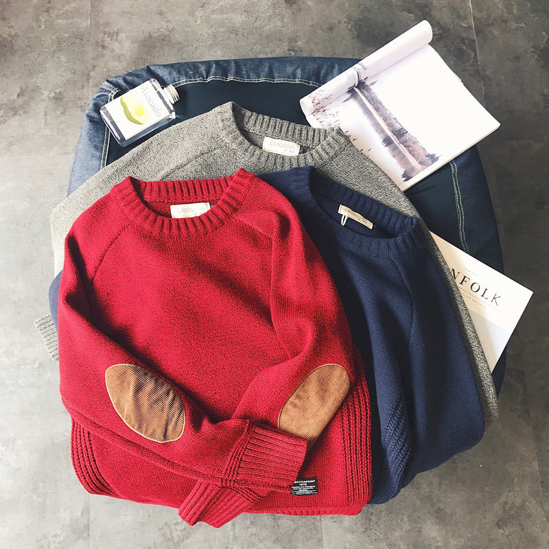 Patchwork Knit Sweater