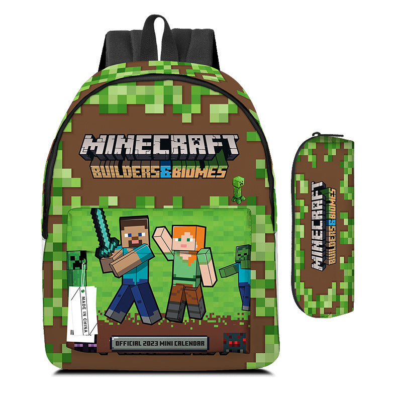 Pixel Game Backpack Set