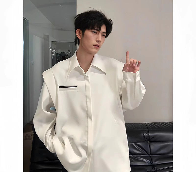Architectural Layered Overshirt