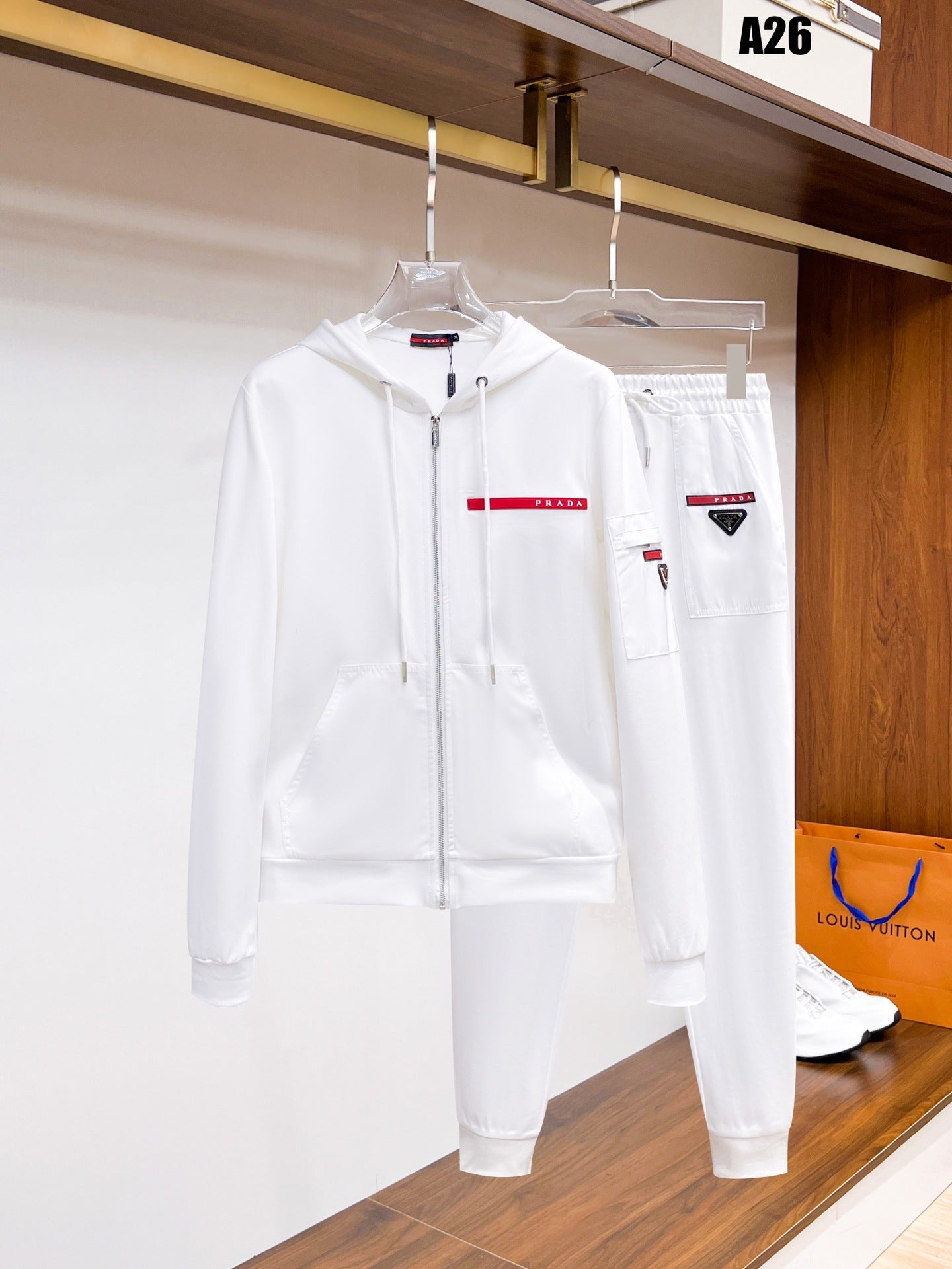 casual and versatile long-sleeved men's and women's P sweatshirt sweatshirt and sweatshirt suit