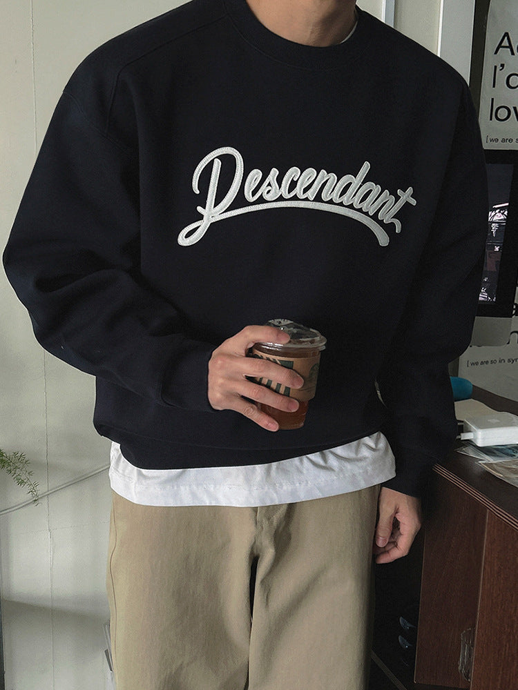 Descendant Script Oversized Crewneck