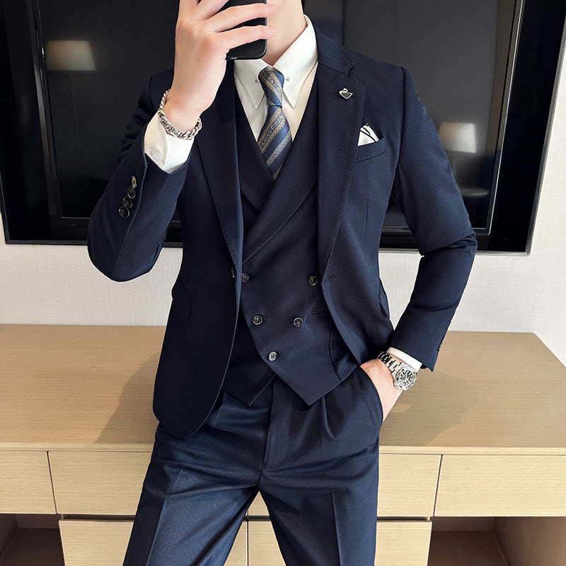 Men's three-piece suit set