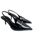 Double-Buckle Slingback Heels – product view
