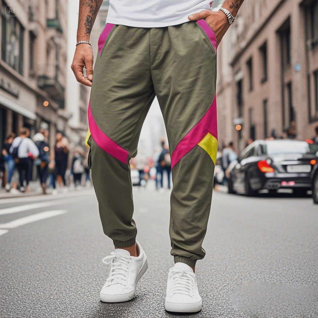 Color Block Jogger Pants