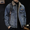 Sherpa-Lined Denim Trucker Jacket