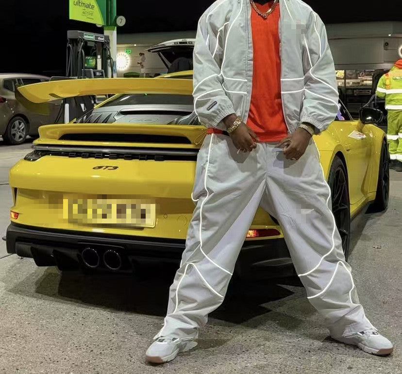 Tech-Reflective Windbreaker Set