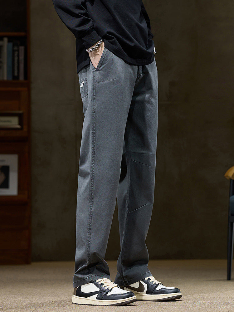 Insulated Straight-Leg Fleece Trousers