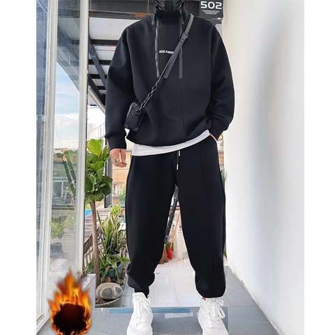 Urban Half-Zip Paneled Tracksuit