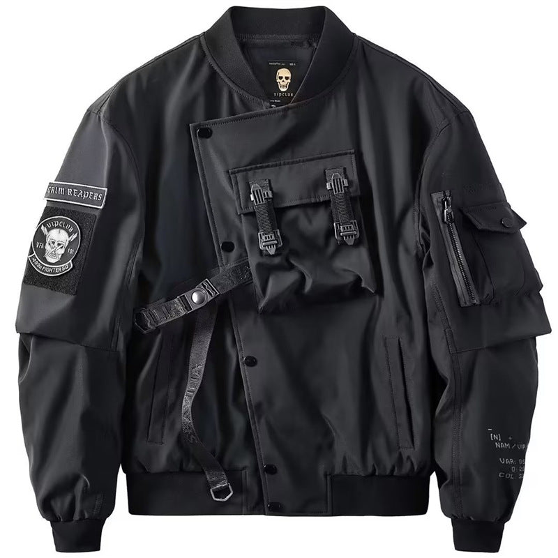 Oversized Techwear Flight Jacket