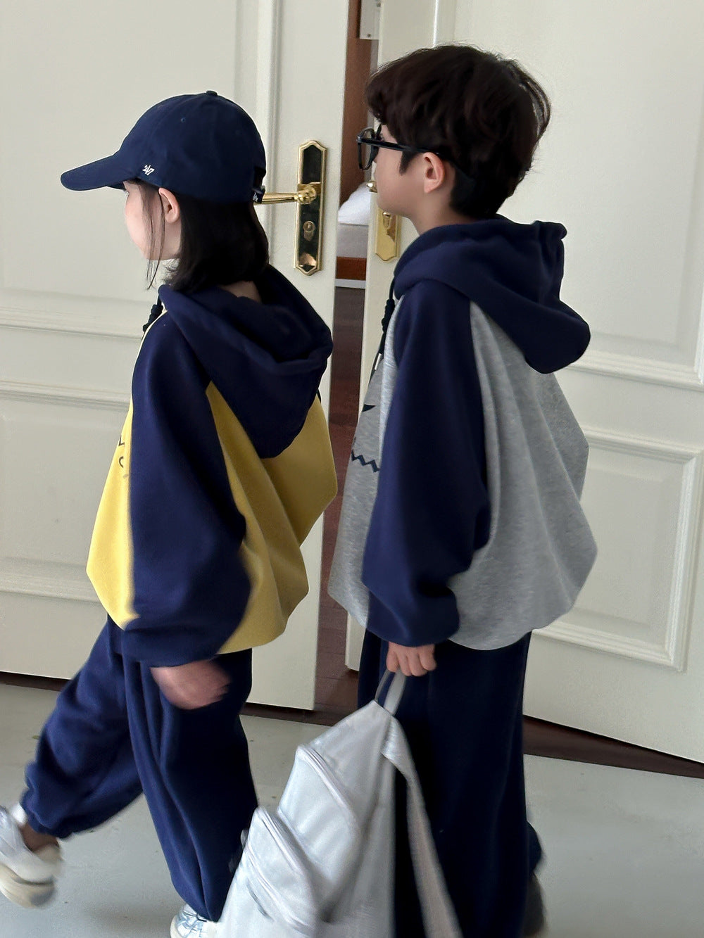 Kids' Letter Sweatshirt & Pants Set