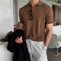 Ribbed Polo Shirt