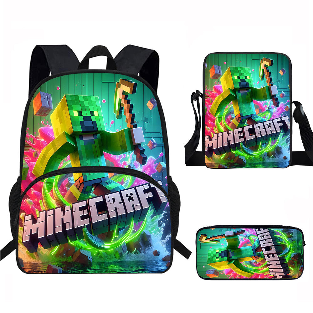 Minecraft Backpack Set