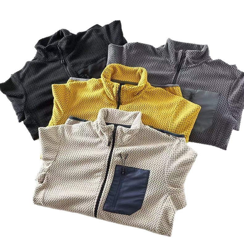 Comfort Zipper Fleece Cardigan