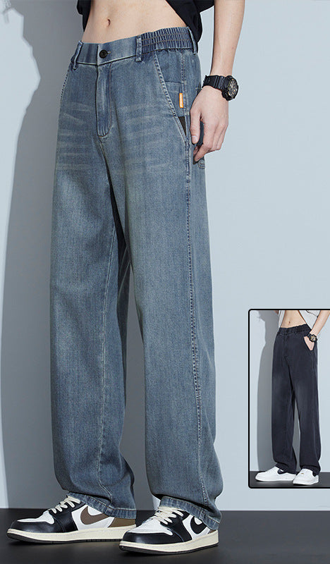 Relaxed Fit Denim Trousers