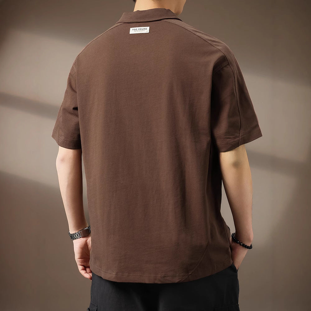 Lucky Embroidered Heavyweight Polo