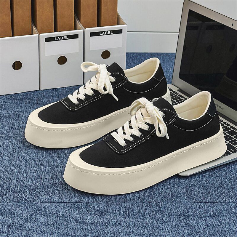 Chunky Platform Canvas Sneakers