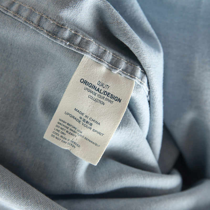 Premium Dual-Pocket Denim Overshirt