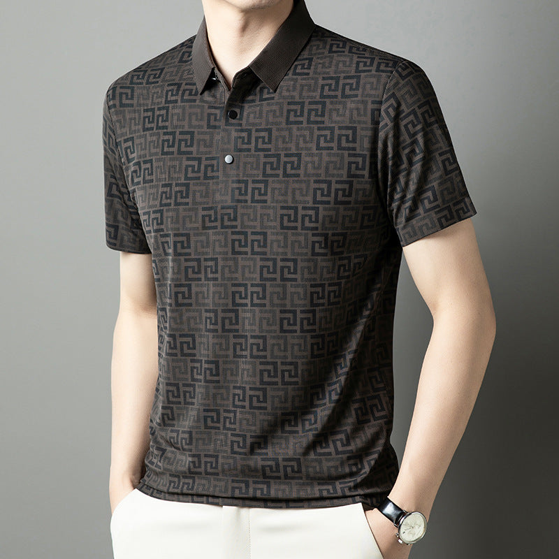 Seamless Monogram Tech Polo
