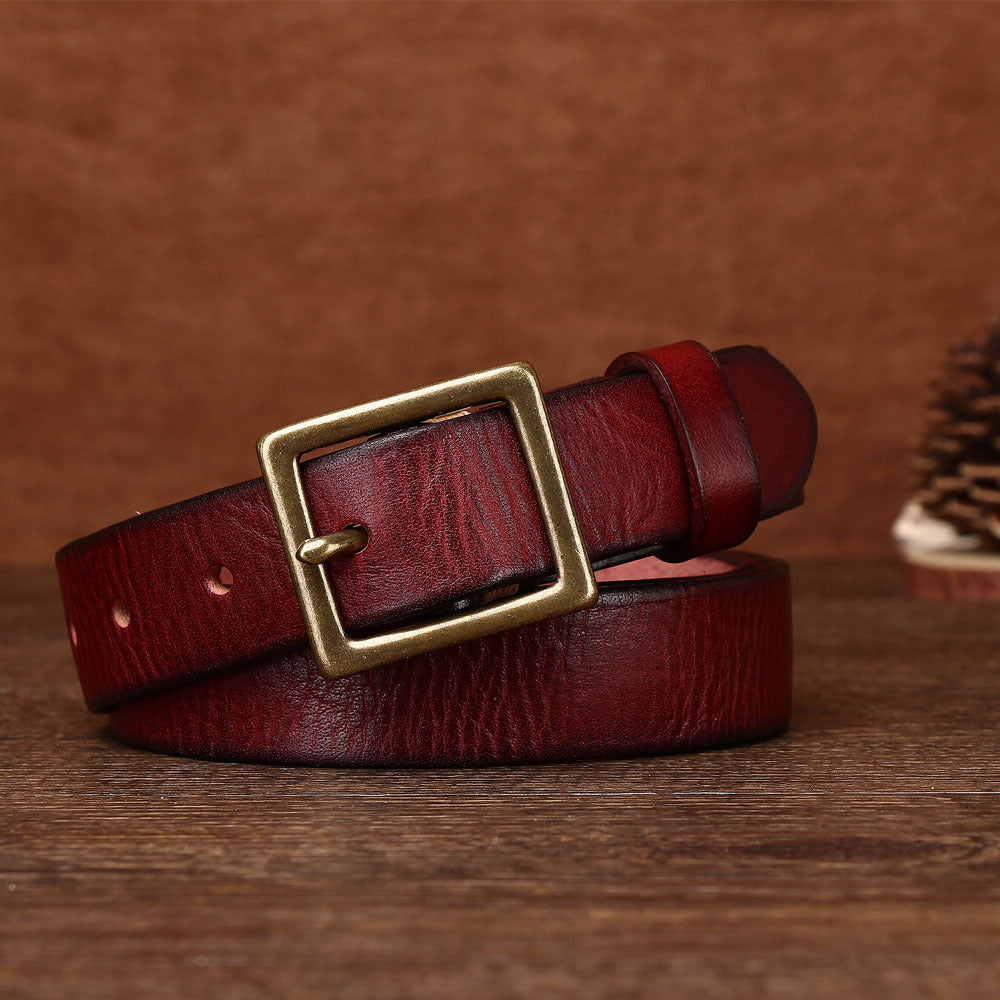 Vintage Casual Leather Belt