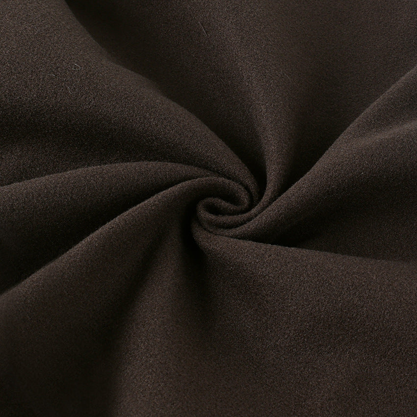 Minimalist Belted Woolen Jacket