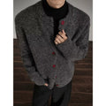Mohair-Blend Knit Cardigan