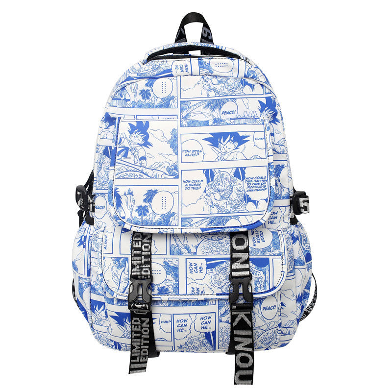 Anime Print Backpack