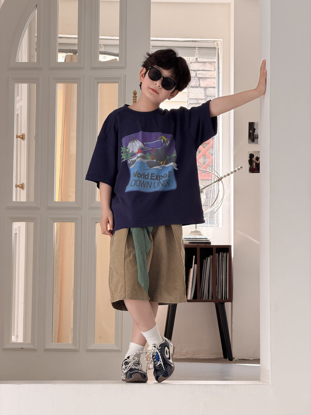 Kids' Cartoon Letter T-Shirt