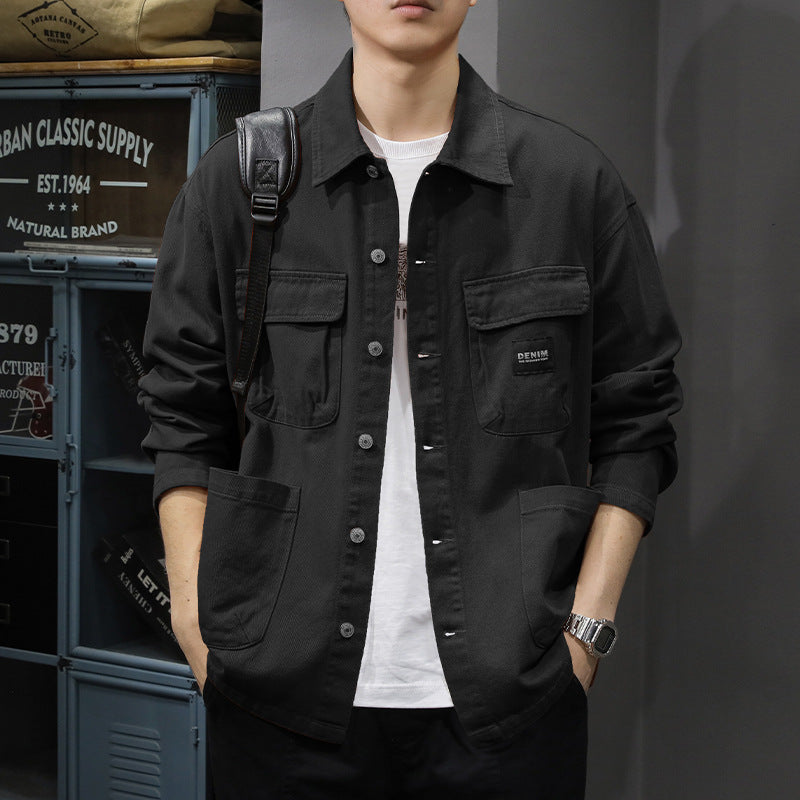 Multi-Pocket Shirt Jacket