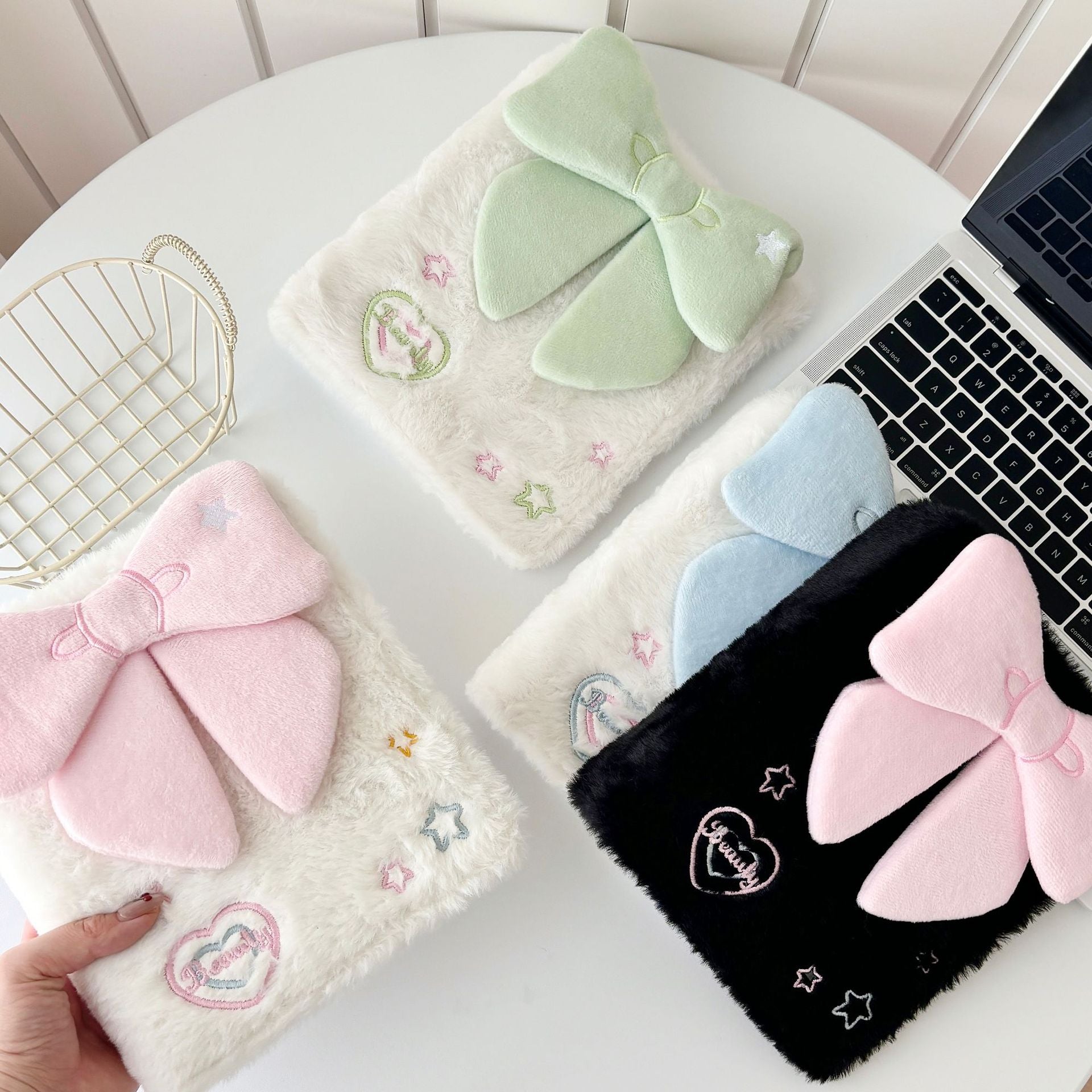 Plush Bow Binder Photocard Album